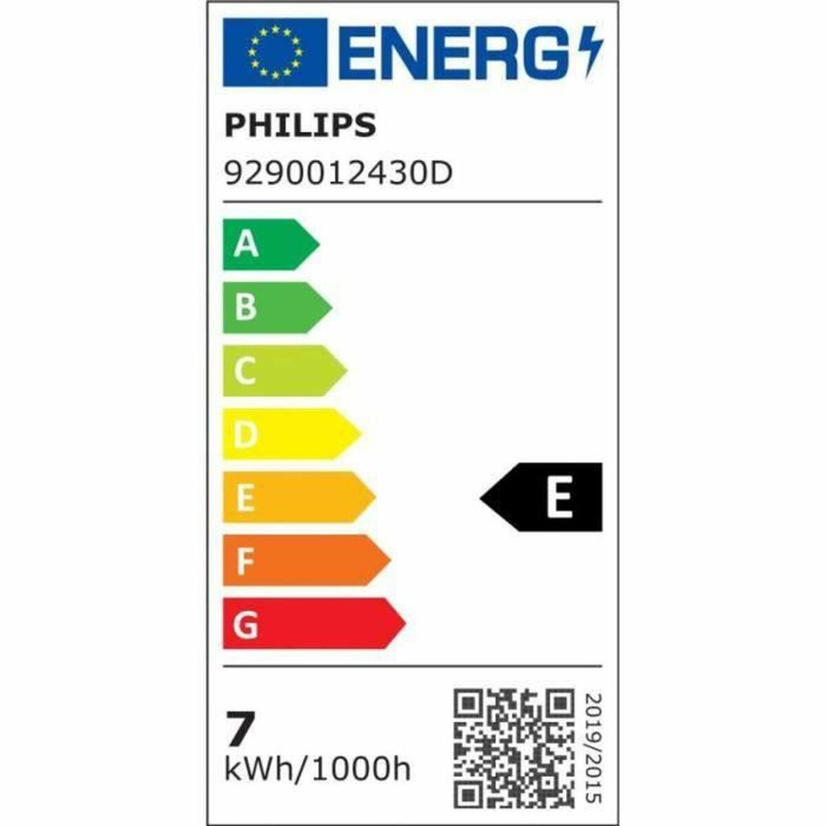 LED lemputė Philips Equivalent  E27 60 W E (2700 K)